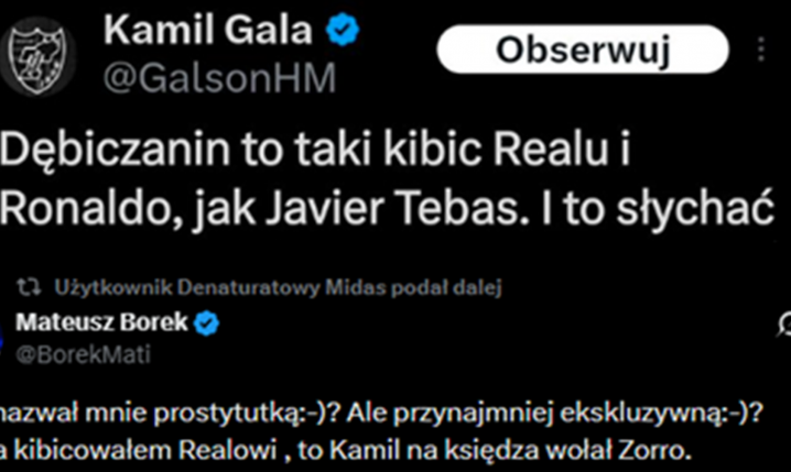 Mateusz Borek WYJAŚNIA słynnego kibica Realu XD